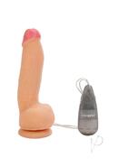 Max Vibrating Cock And Balls Dildo With Balls And Remote...