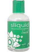 Sliquid Naturals Swirl Water Based Flavored Lubricant Green...