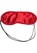 Sex And Mischief Satin Blindfold - Red