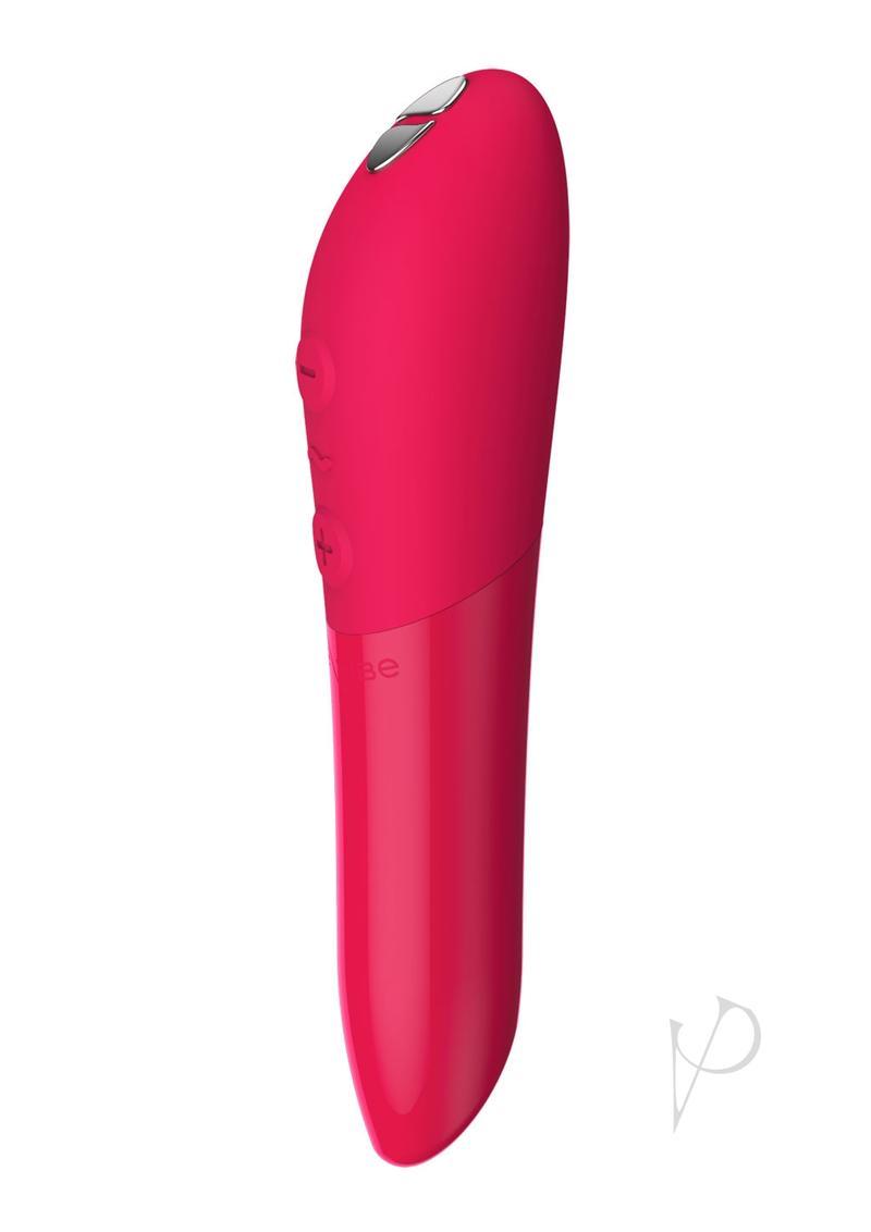 We-vibe Tango X Rechargeable Clitoral Mini Bullet Vibrator - Cherry Red